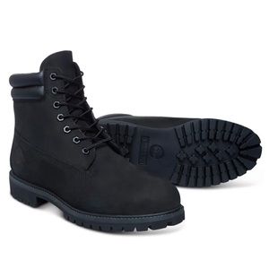 TIMBERLAND 6 INCH DOUBLE COLLAR - SHOES - MEN'S - BLACK